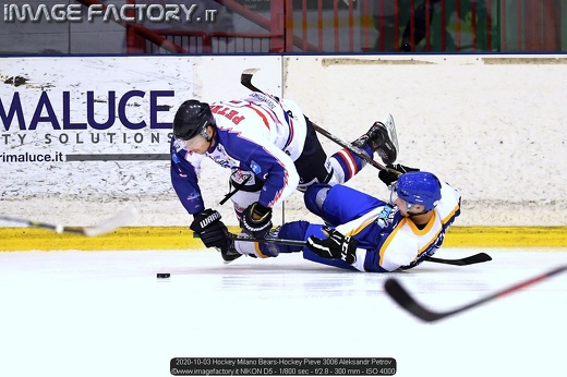 2020-10-03 Hockey Milano Bears-Hockey Pieve 3006 Aleksandr Petrov